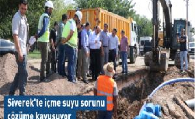 Çiftçi: İçme Suyu Sorunlarını Kısa Sürede Çözmek İçin Çalışıyoruz