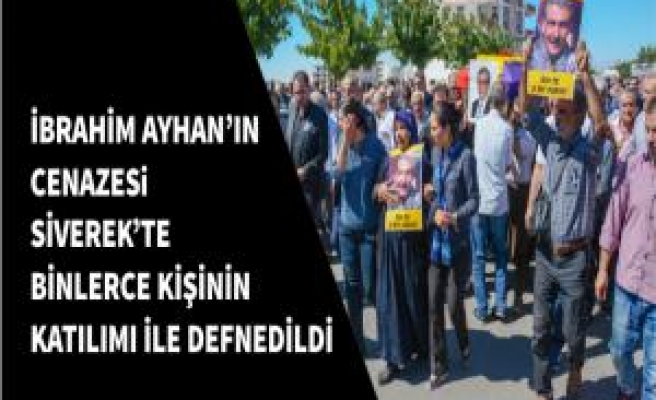 Eski HDP Milletvekili İbrahim Ayhan'ı Binler Uğurladı