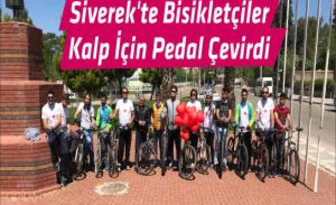 Siverekte Bisikletçiler Kalp İçin Pedal Çevirdi