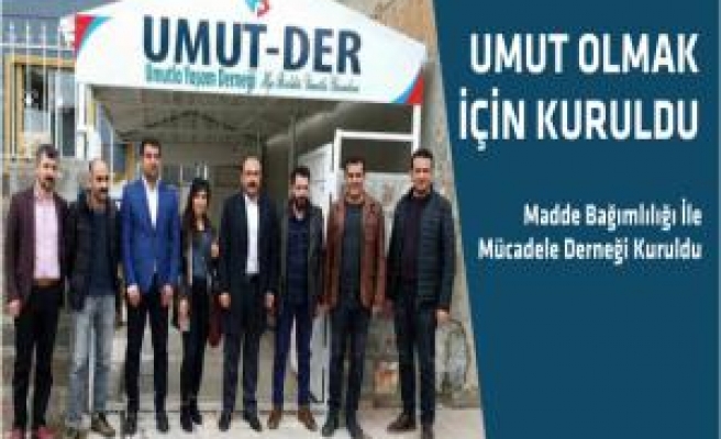 Madde Bağımlılığı İle Mücadele Derneği Kuruldu