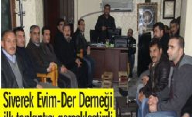 Evim - Der Derneğinin İlk Toplantısı Yapıldı