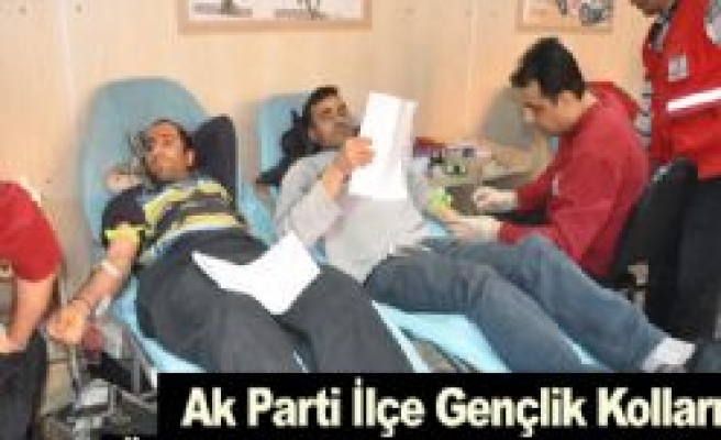 AKP İlçe Gençlik Kollarından Kan Bağışı