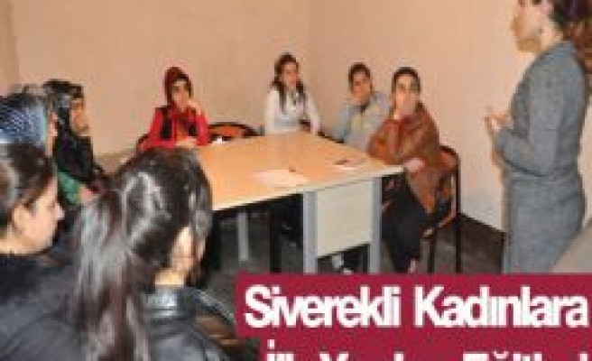  Siverekli Kadınlara İlk Yardım Eğitimi