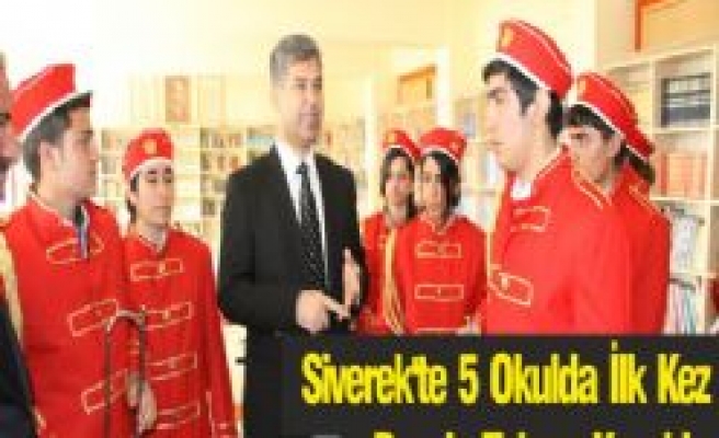 Siverek'te 5 Okulda İlk Kez Bando Takımı Kuruldu 