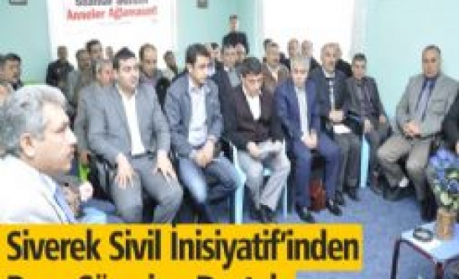 Siverek Sivil İnisiyatifi'nden Barış Sürecine Destek