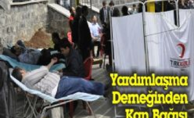 Yardımlaşma Derneğinden Kan Bağışı