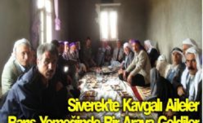  Siverek'te Bir Husumet Daha Sonlandırıldı