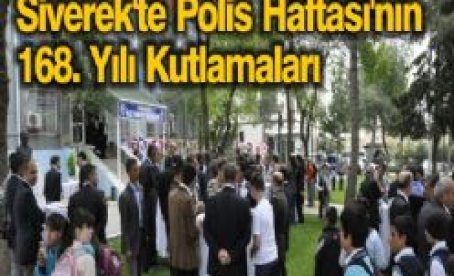  Siverek'te Polis Haftası’nın 168. Yılı Kutlamaları