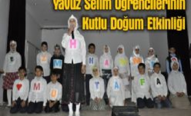 Öğrencilerin Kutlu Doğum Etkinliği