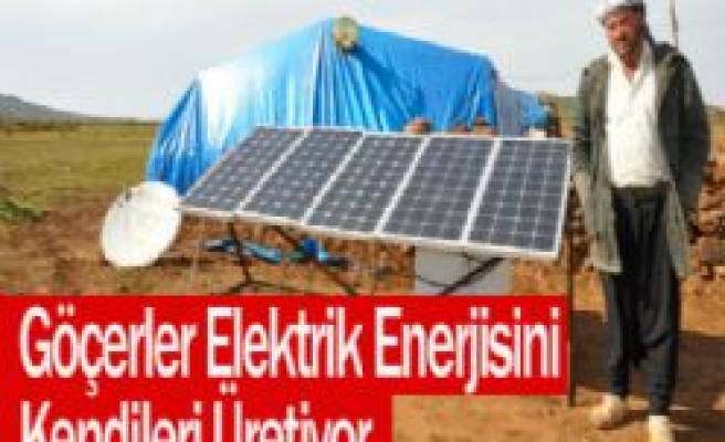 Göçerler Elektrik Enerjisini Kendileri Üretiyor