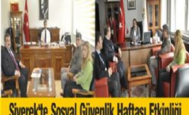 Siverek'te Sosyal Güvenlik Haftası Etkinliği 