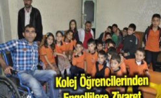 Kolej Öğrencilerinden Engellilere Ziyaret 