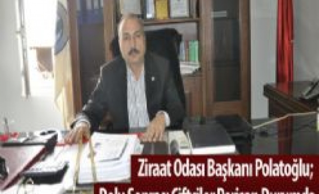 Ziraat Odası Başkanı Polatoğlu; Çiftçilerimiz Perişan Halde 