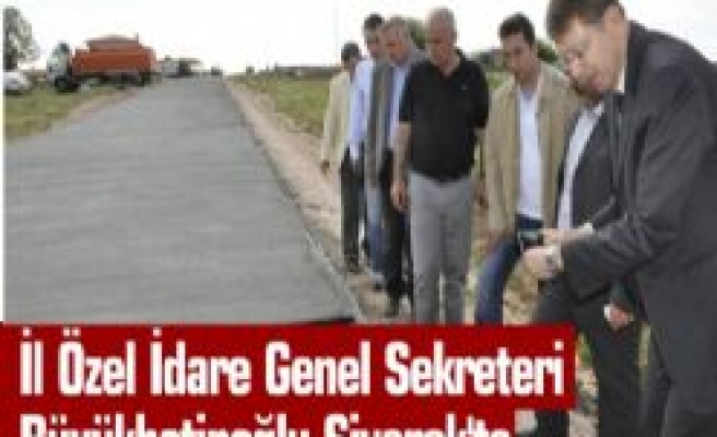 İl Özel İdare Genel Sekreteri Büyükhatipoğlu Siverek'te