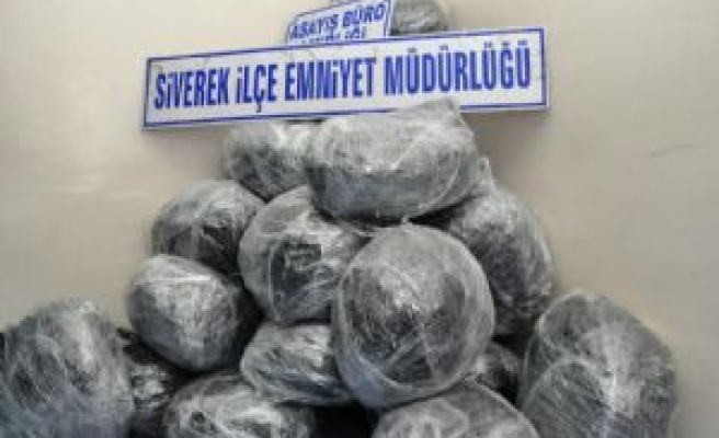 Siverek'te 110 Kilo Esrar Yakalandı