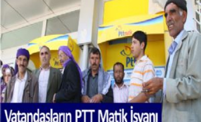 Vatandaşların PTT Matik İsyanı