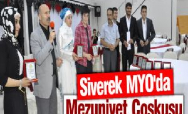 Siverek MYO'da Mezuniyet Coşkusu