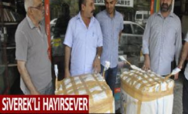 Siverekli İşadamından Bayram Hediyesi