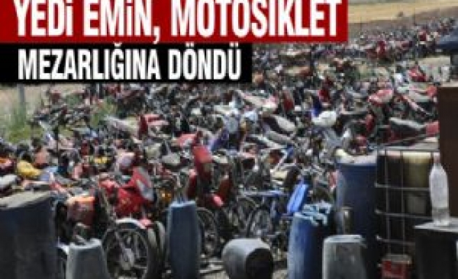 Yediemin Motosiklet Mezarlığına Döndü