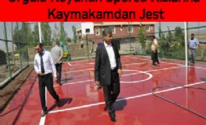 Örgülü Köyünün Sporcu Kızlarına Kaymakamdan Jest 