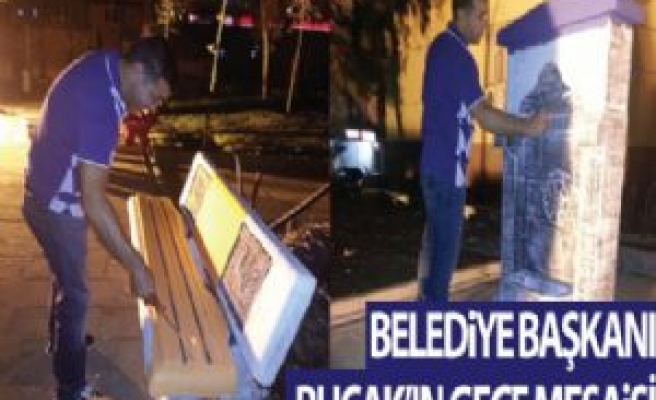 Belediye Başkanı Ali Murat Bucak'ın Gece Mesaisi