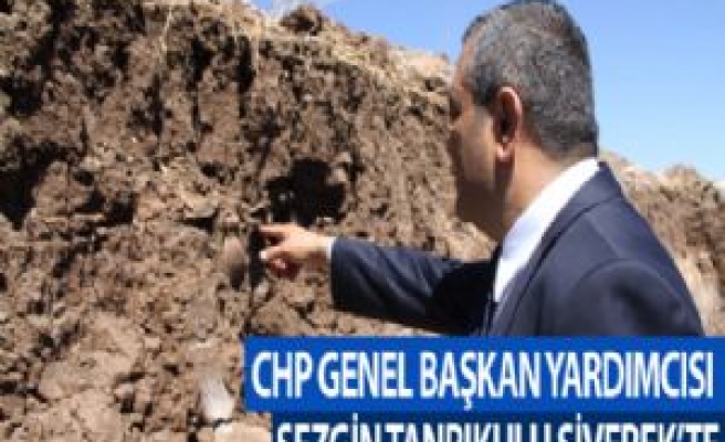 CHP Genel Başkanı Tanrıkulu İnsan Kemiklerinin Bulunduğu Alana Gelerek İncelemede Bulundu