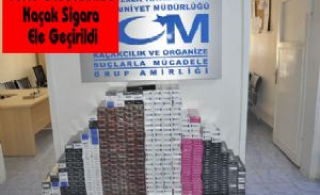 Yolcu Otobüsünde Kaçak Sigara Ele Geçirildi
