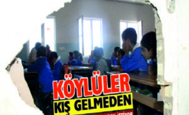 Köylüler Kış Gelmeden Okullarının Onarılmasını İstiyor 