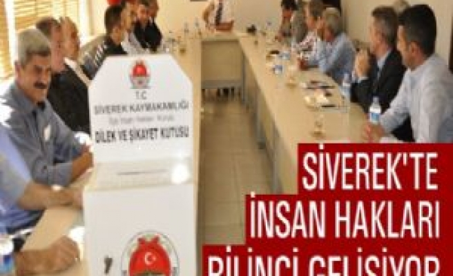 Siverek'te İnsan Hakları Bilinci Gelişiyor 