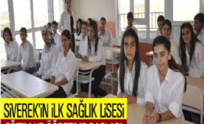 Siverek'in İlk Sağlık Lisesi Eğitim Ve Öğretime Başladı 