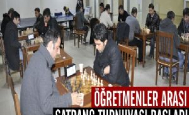 Öğretmenler Arası Satranç Turnuvası Başladı