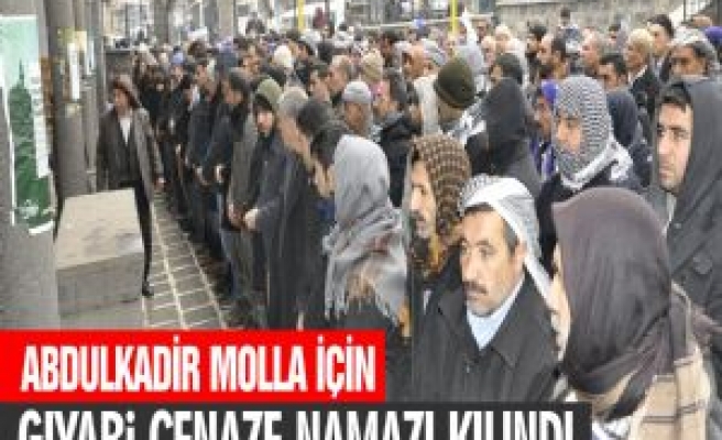 Abdulkadir Molla İçin Gıyabi Cenaze Namazı Kılındı