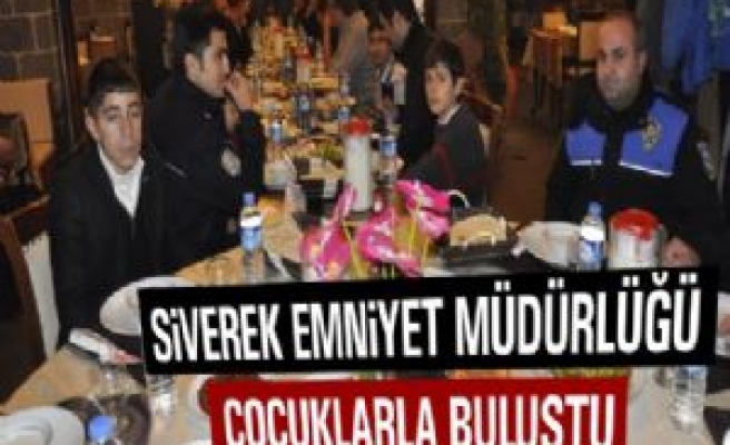 Emniyet Müdürlüğü Çocuklarla Buluştu