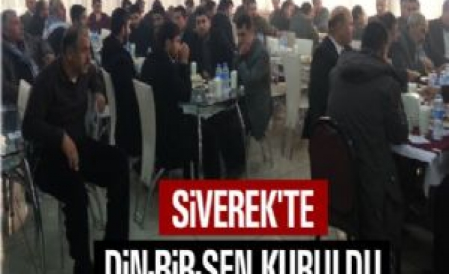 Siverek'te Din-Bir-Sen Kuruldu