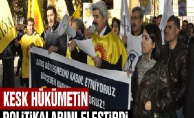 KESK Hükümetin Politikalarını Eleştirdi 