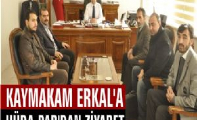 Kaymakam Erkal'a Hüda-Par'dan Ziyaret