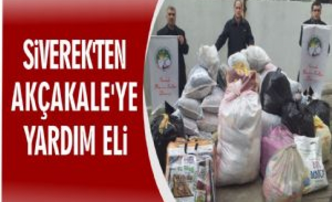 Siverek'ten Akçakale'ye Yardım Eli