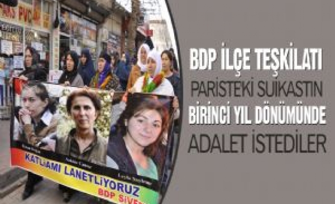 BDP; Paris Suikastları Çözüm Sürecini Tıkamak İçin Yapıldı