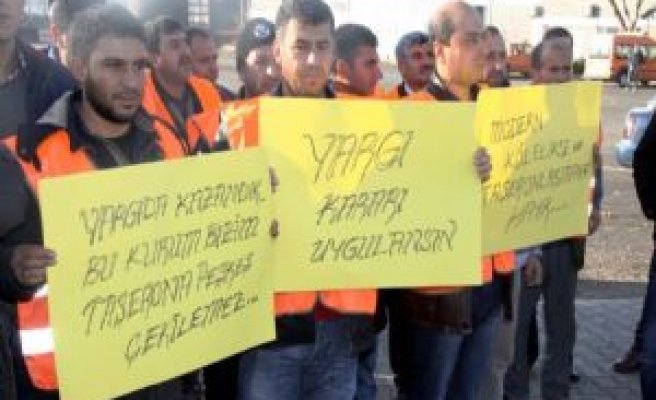 İşçiler Basın Açıklaması Yaptı Toplu Viziteye Çıktı