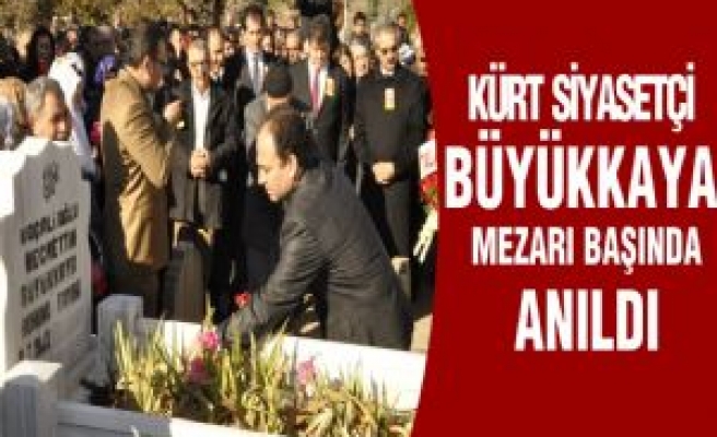 Kürt Siyasetçi Büyükkaya Mezarı Başında Anıldı
