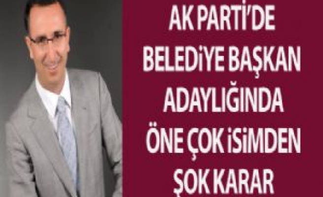 AK PARTİ ADAY ADAYI RESUL YILMAZ ÇEKİLDİ.