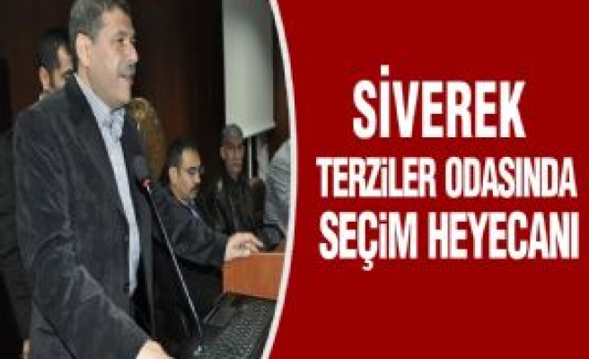 Siverek Terziler Odasında Seçim Heyecanı 