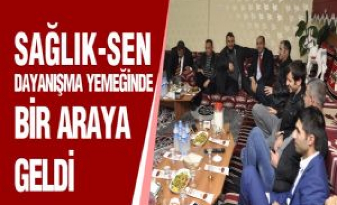 Sağlık - Sen Dayanışma Yemeğinde Bir Araya Geldi 