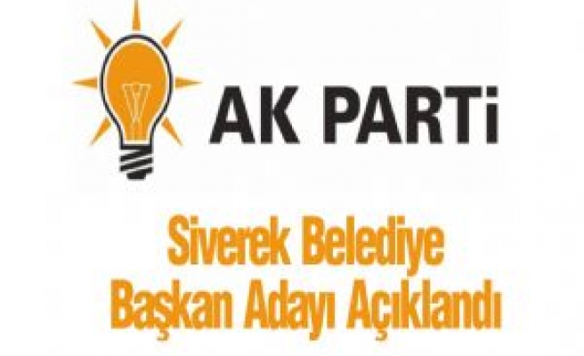 AK Parti Siverek Belediye Başkan Adayı Açıklandı