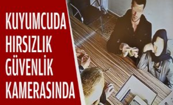 Kuyumcuda Hırsızlık Güvenlik Kamerasında