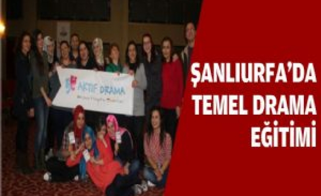 Şanlıurfa'da Temel Drama Eğitimi 