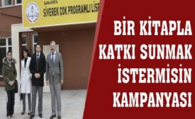 Bir Kitapla Katkı Sunmak İstermisin Kampanyası 