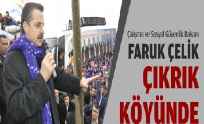 Bakan Çelik Ve Gülpınar Çıkrık Köyünde