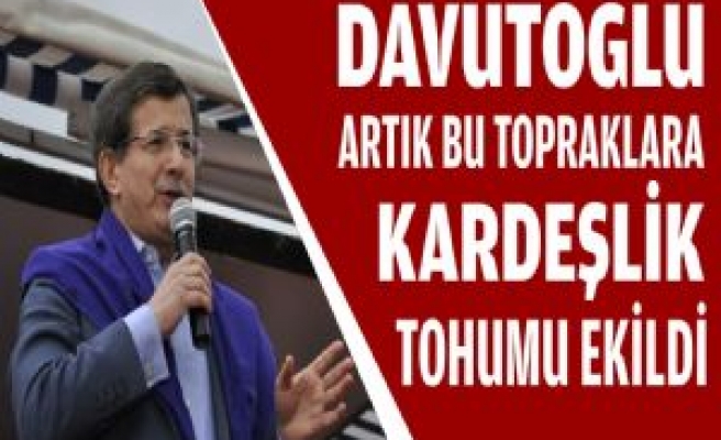 Dişişleri Bakanı Davutoğlu Siverek'te