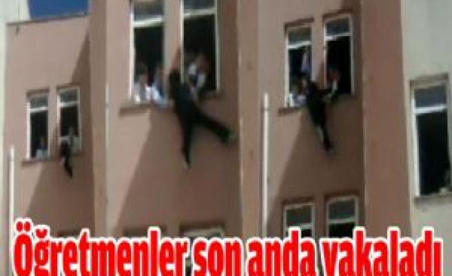 Öğretmenler son anda yakaladı